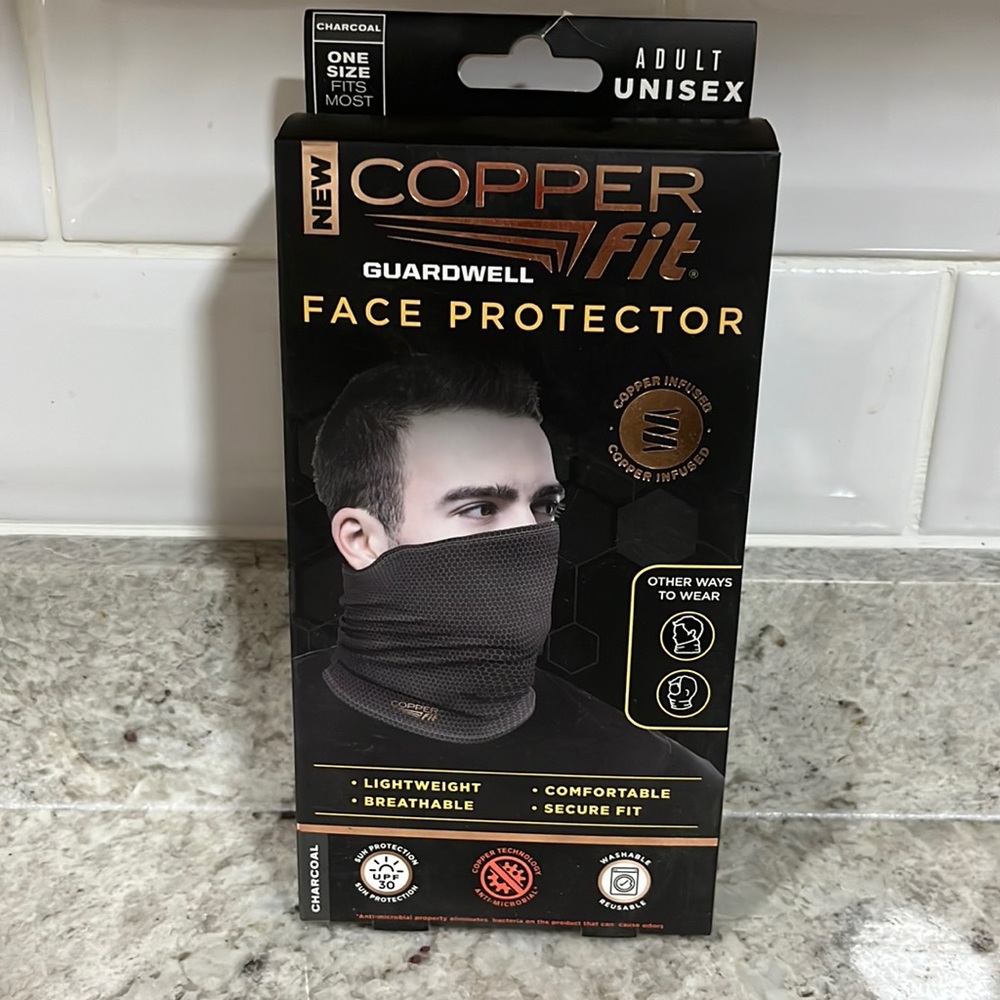 Copper fit face protector